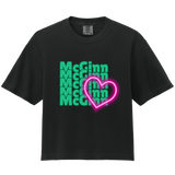 McGinn Elementary 'Neon Heart' Comfort Colors Women’s Heavyweight Boxy Tee