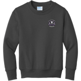 Lady Badgers Youth Core Fleece Crewneck Sweatshirt
