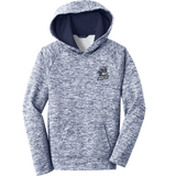 Hard Edge Hockey Youth PosiCharge Electric Heather Fleece Hooded Pullover