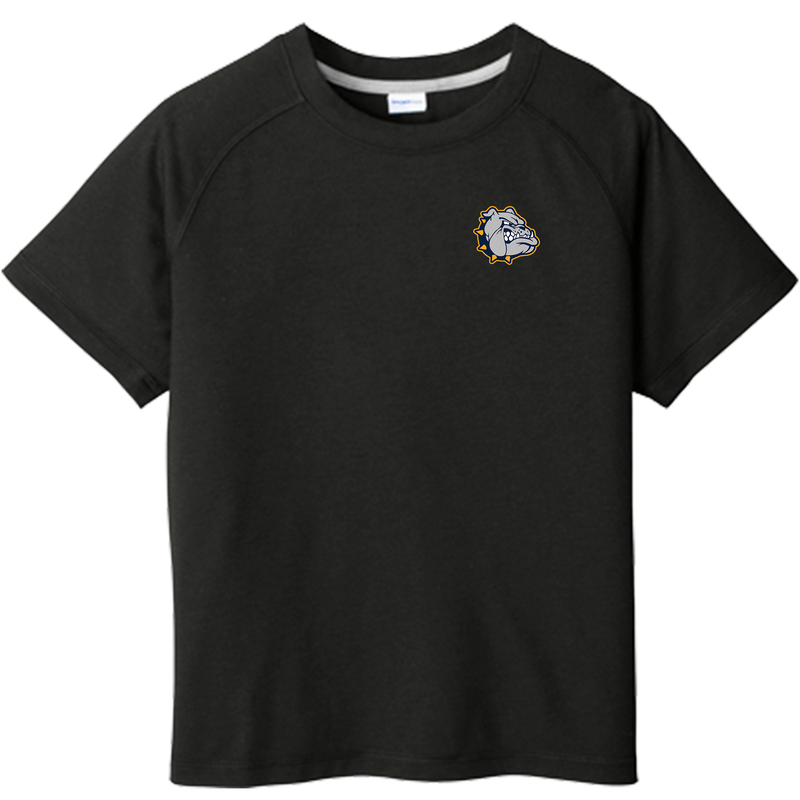 Chelsea Bulldogs Youth PosiCharge Tri-Blend Wicking Raglan Tee